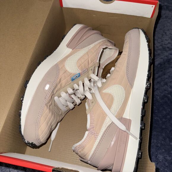 Nike Waffle One NN (Size 7) DO4661-211 "Pearl Sail" Women's Cozy Winter Sneaker - Picture 7 of 8